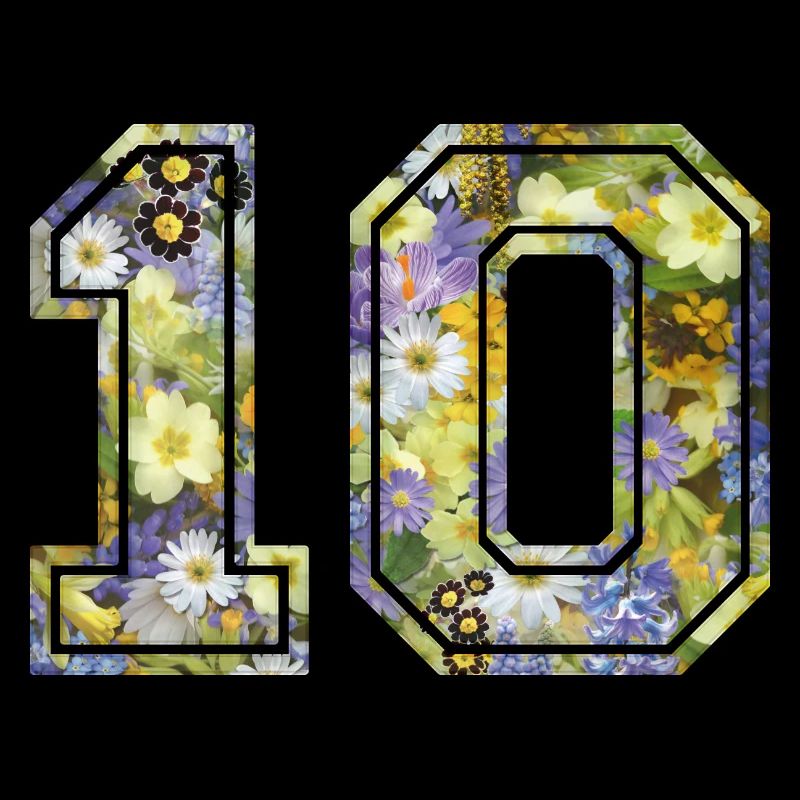 Numero 10 fleur, Équipe Foot, basket université