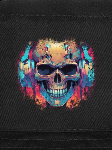 Cyberpunk Skull // TechSkull Matrix