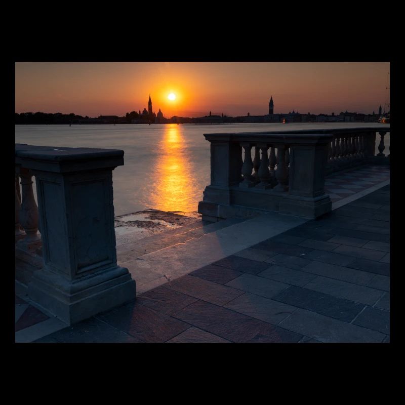 Coucher de soleil à Venise