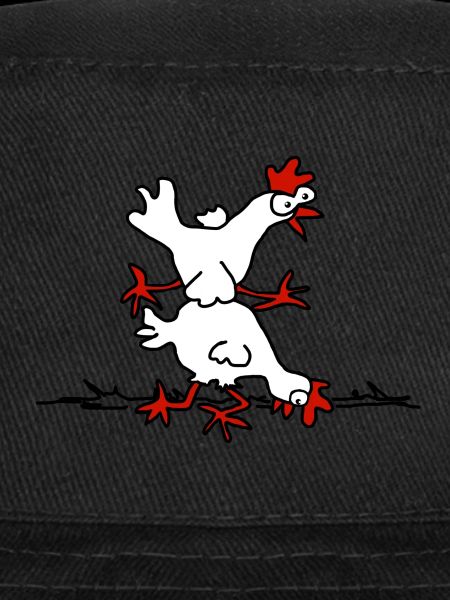 Springendes Huhn