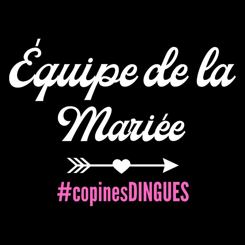 équipe de La mariée-tshirt assorti