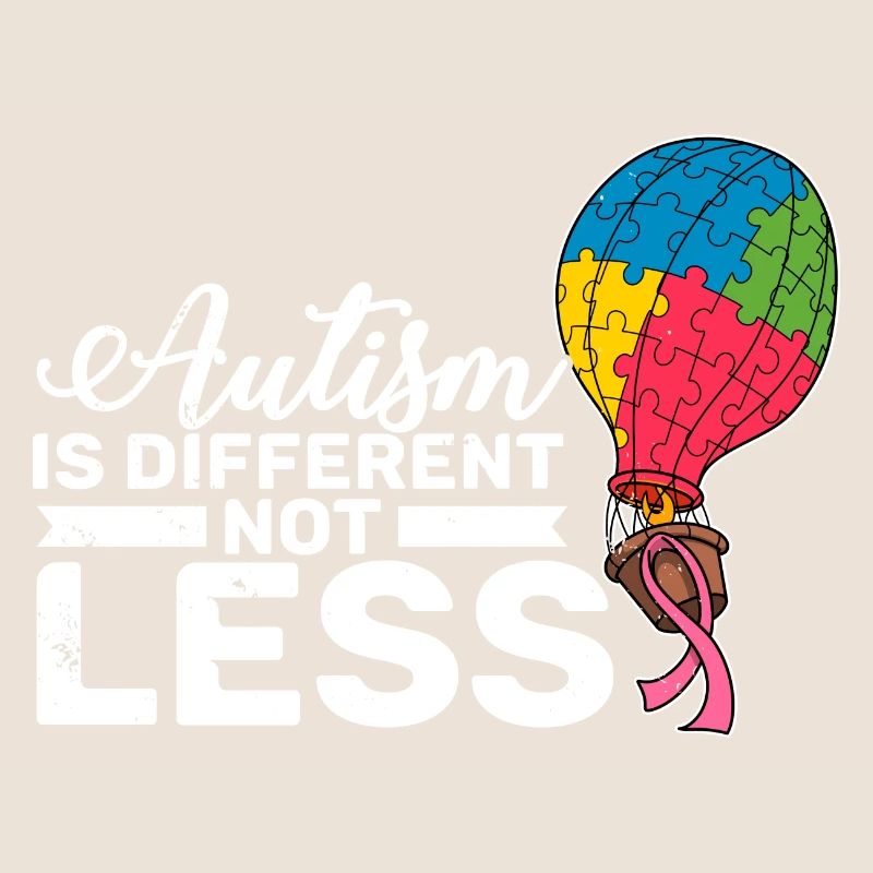 Autism is different not less Autist Puzzleteil