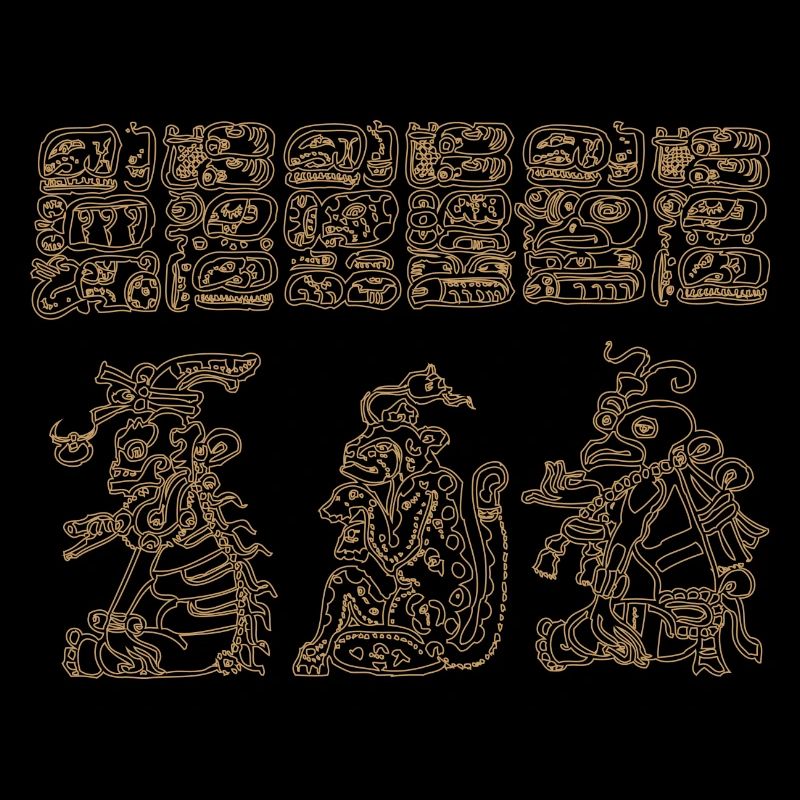 Glyphen der Maya
