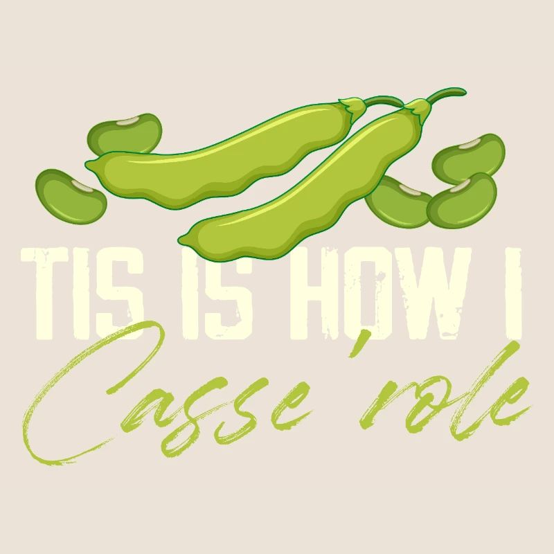 Funny Casserole Bean Design