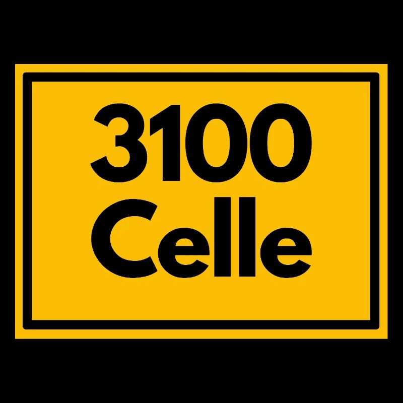 Panneau de lieu - puis rétro ancien code postal 3100 CELLE
