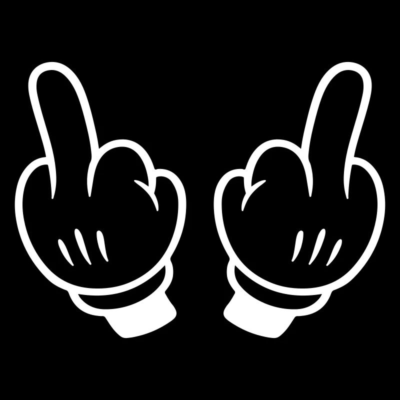 Middle Finger Hand Comic
