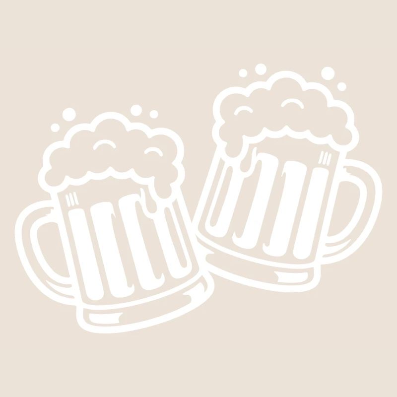 Bierkrug Prost Comic Bier
