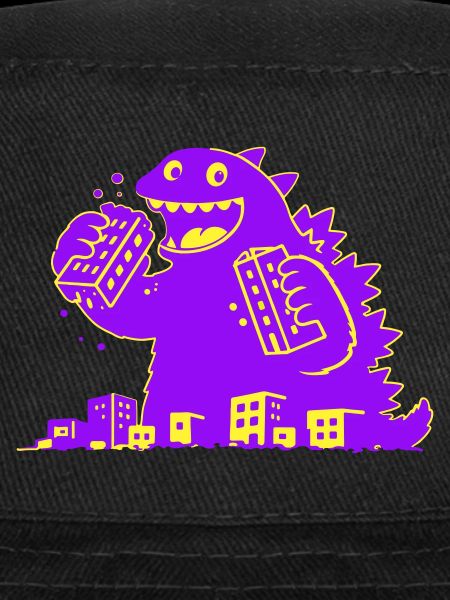 Monster eats city