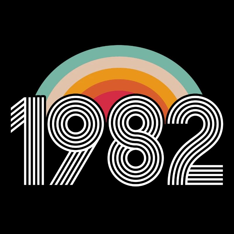 1982 Retro Jahrgang 82 Geburtstag 80er