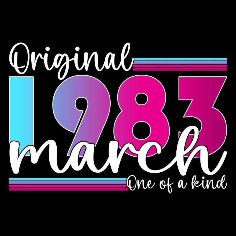 40th birthday Mrs. Original March Born 1983
