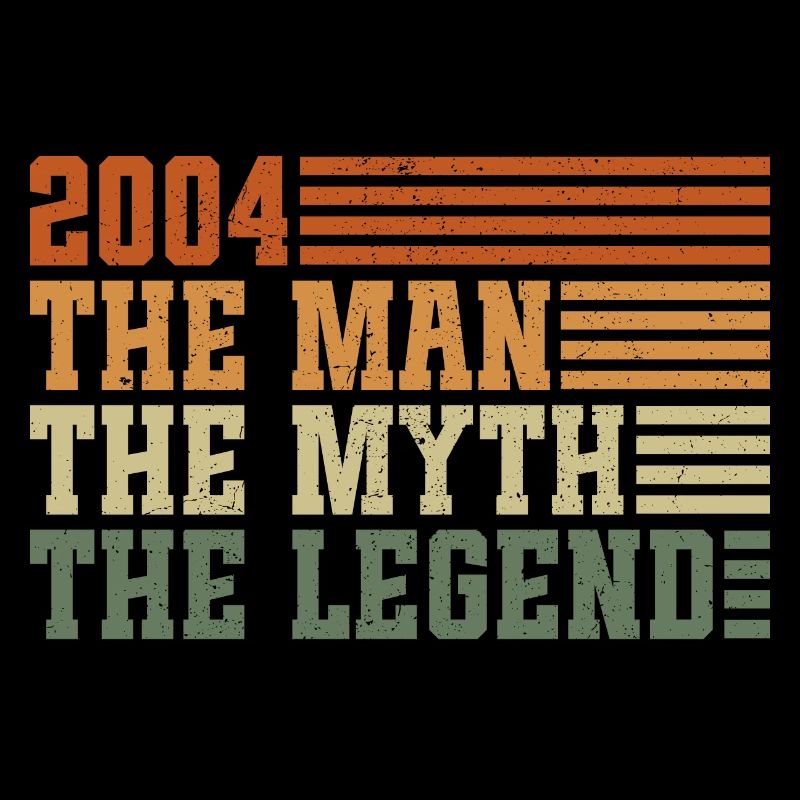 2004 Vintage Man Myth Legend Birthday