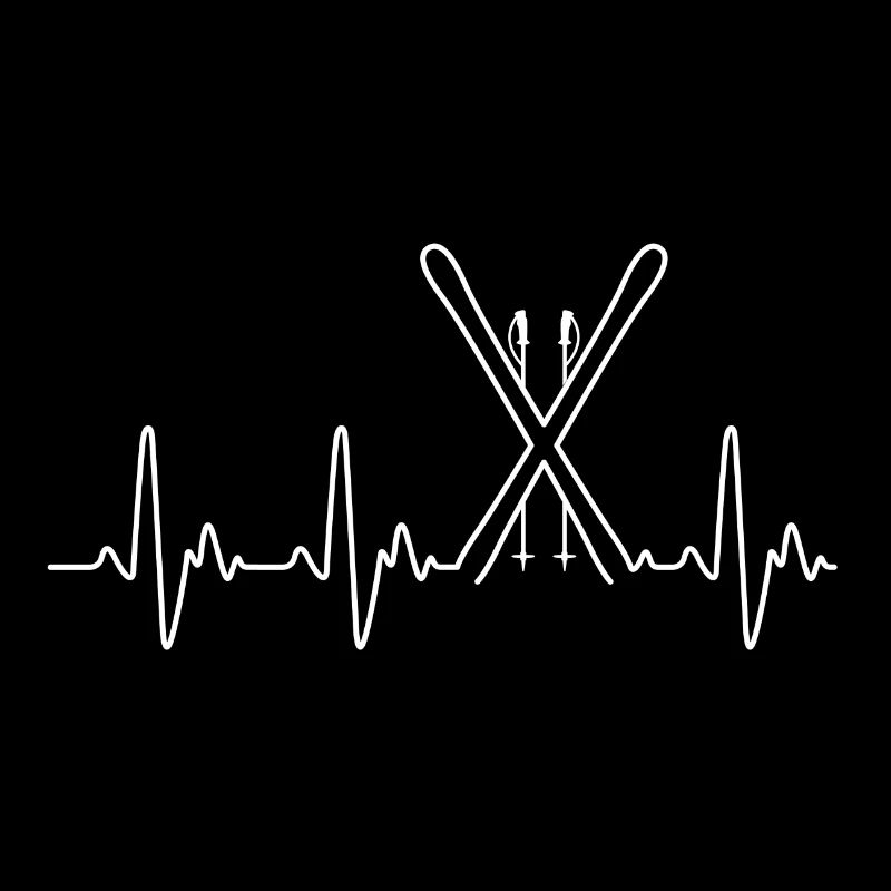 Coeur pour le ski