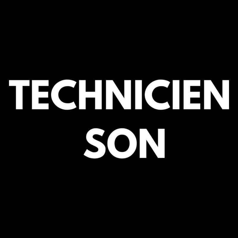 T-shirt Technicien Son