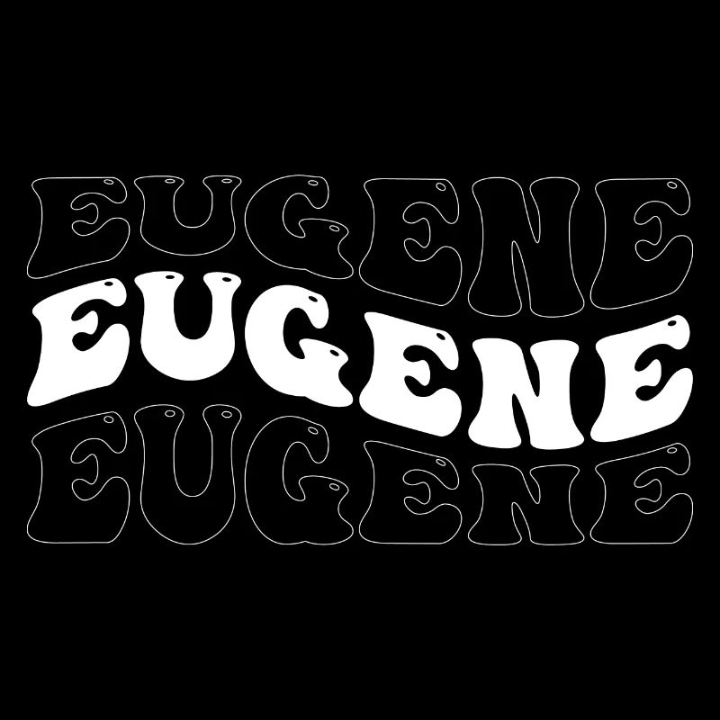 Funny Eugene Groovy 4 Männer Frauen Cool Eugene Tie