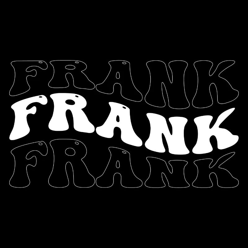 Funny Frank Groovy 4 Männer Damen Cool Frank Tie Dye