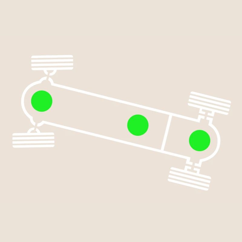 Syncro 4x4 Bus Differentialsperren Symbol Camper