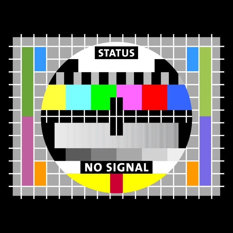 Testbild test card status no signal screen Display