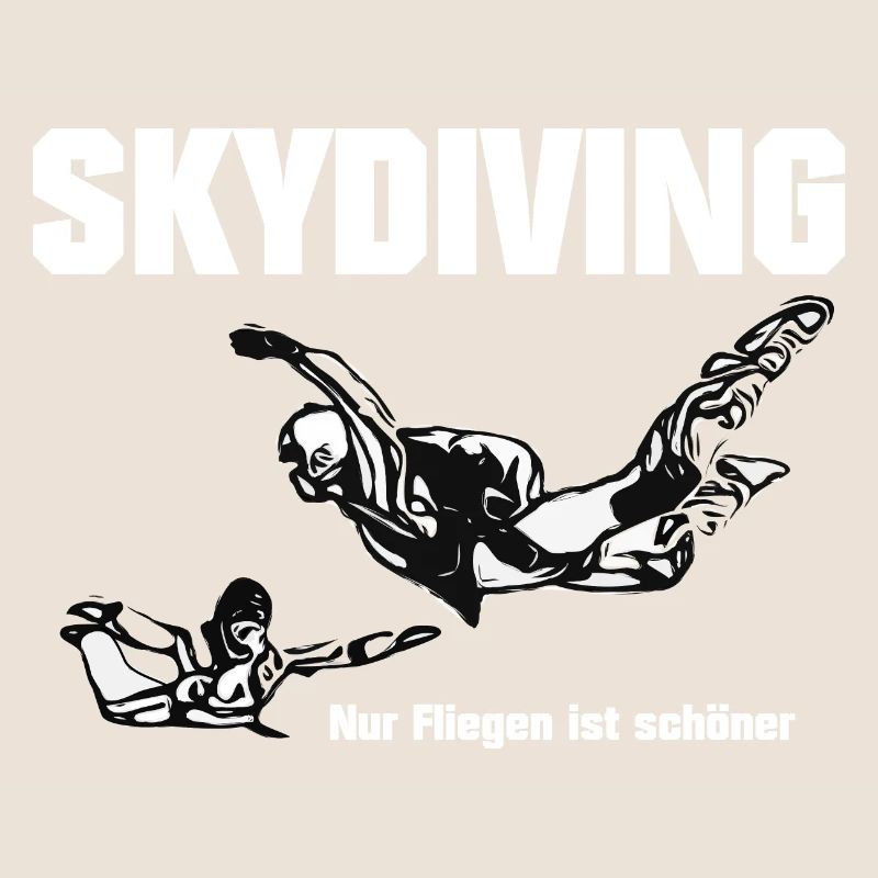 Skydiving, only flying is more beautiful