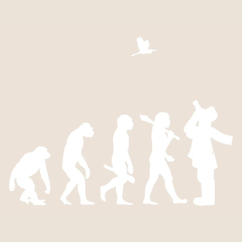 evolution birdwatcher ornithology gift i