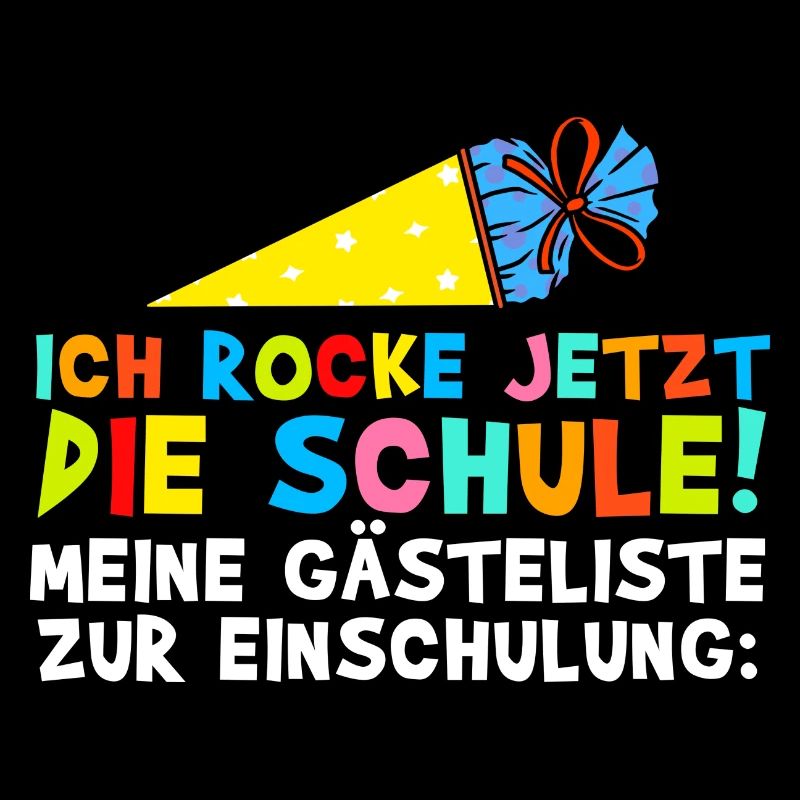 Ich Rocke Jetzt Die Schule Einschulung Gästebuch