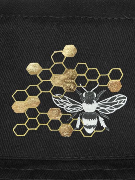 Hive with gold leaf