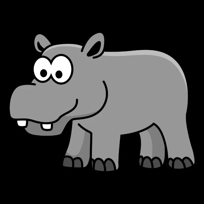 Hippo Comic Animal