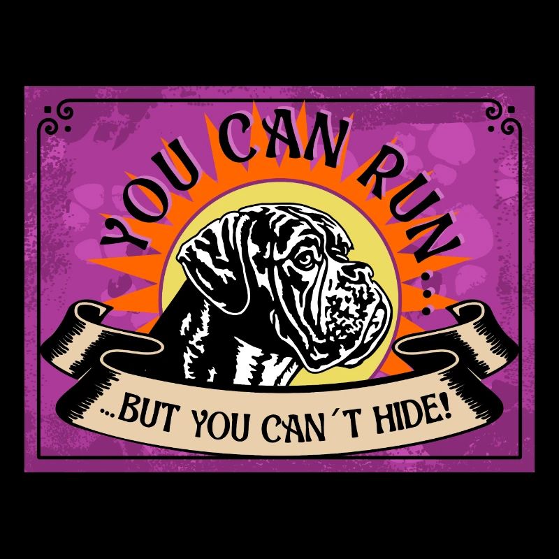 YOU CAN RUN BUTYOU CAN´T HIDE Boxer Nr 2