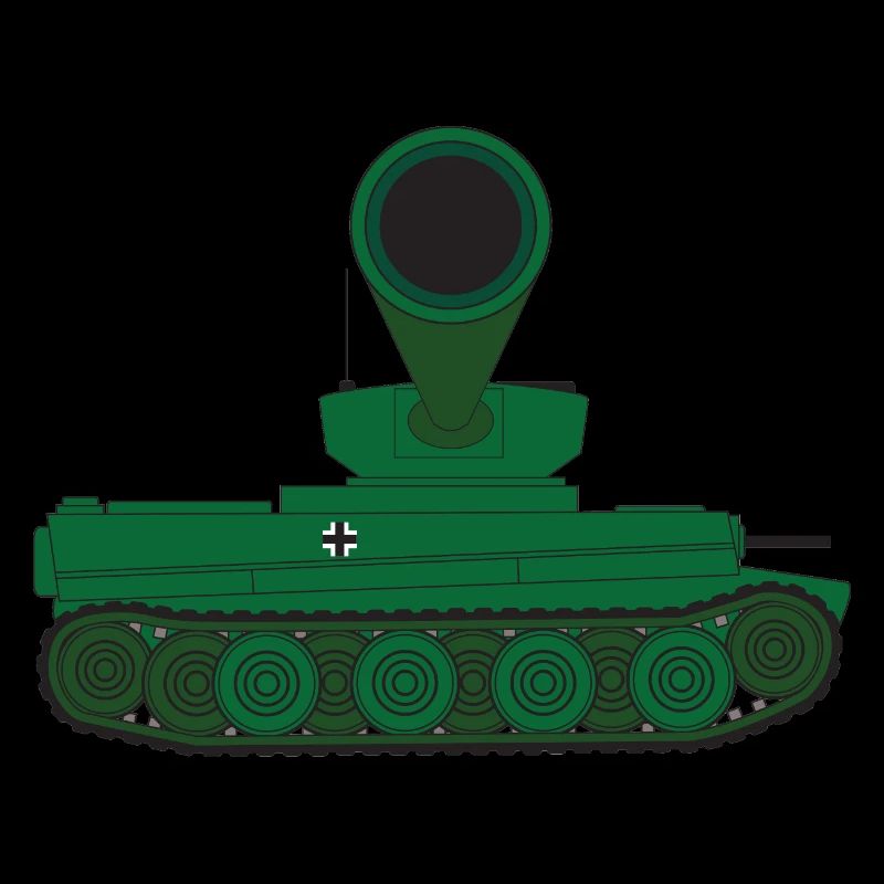 Panzerturm-Geschützrohr