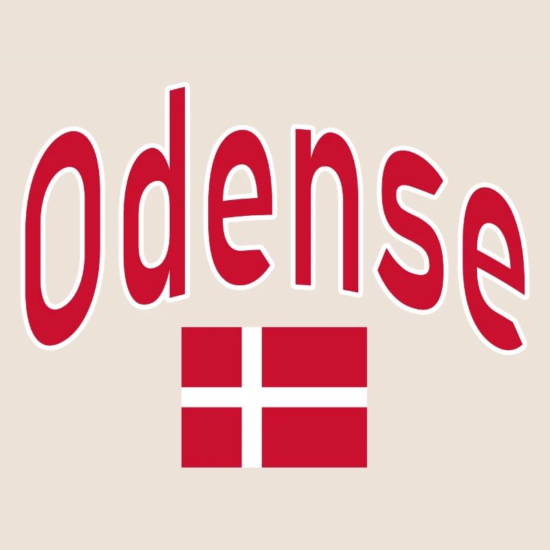 Drapeau d’Odense Danemark