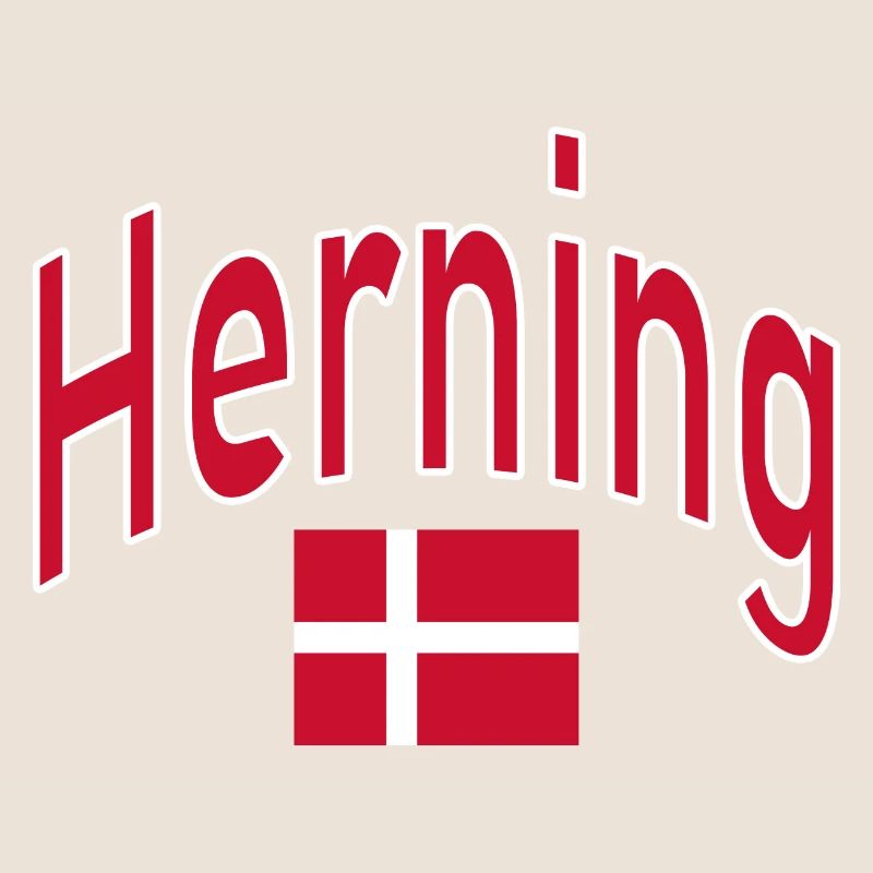 Drapeau de Herning Danemark