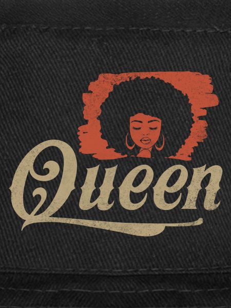 Queen Afro Silhouette