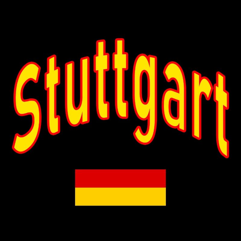Stuttgart deutschland flagge