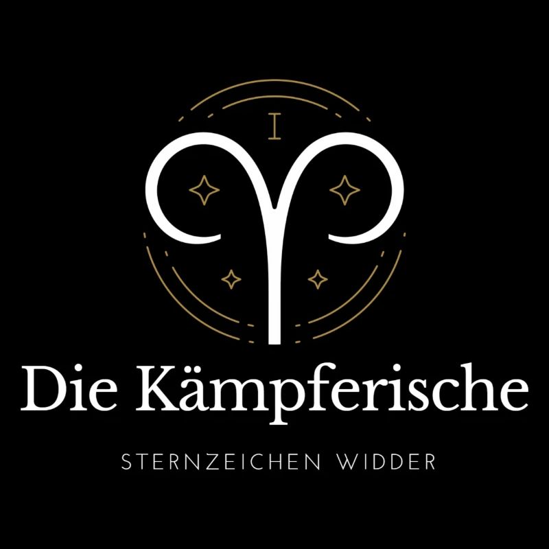 Widder Sternzeichen Logo Widder