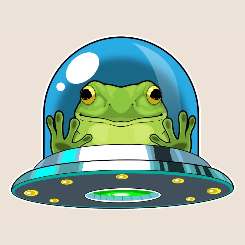Frog Spaceship Space