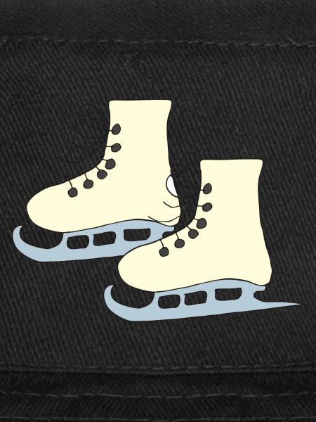 Patins à glace jaune