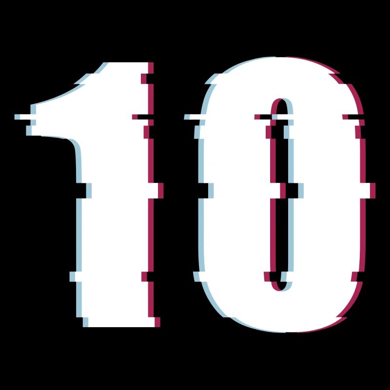 10 Ten Number Effect Distorted Number