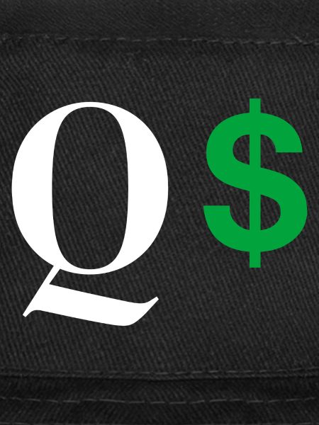 Letter q dollar