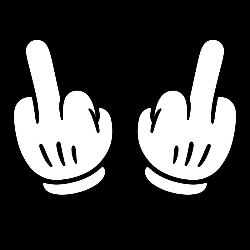 Mittelfinger Hand Comic
