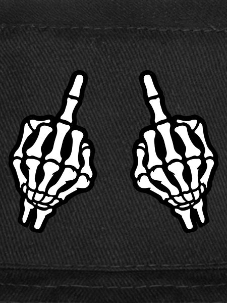 Middle Finger Hand Skeleton