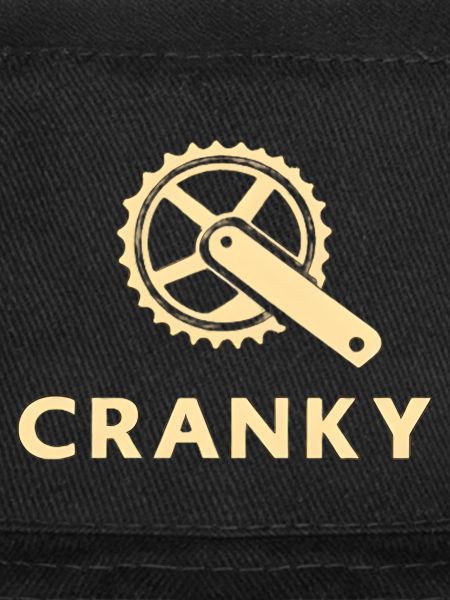 Grumpy Cranky Bicycle Crank Motif