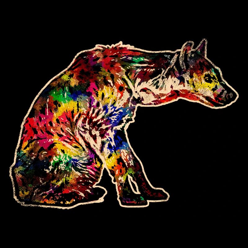 Bunte Hyäne