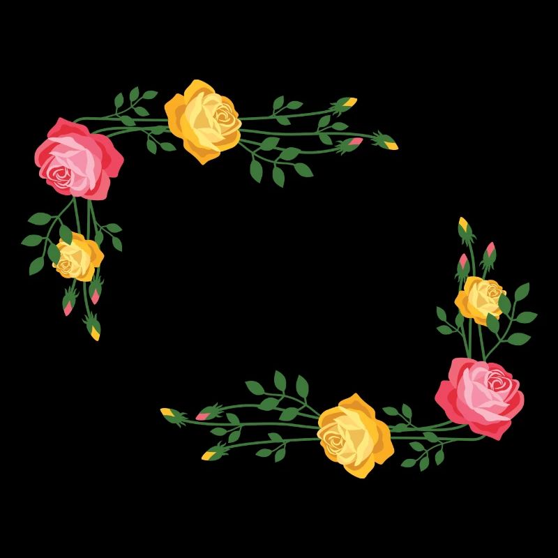 Blumen Kranz Rahmen