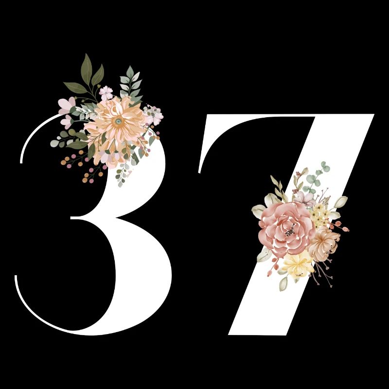 37e anniversaire fleuris (Cadeau de 37 ans)