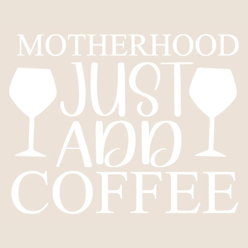 La maternité ajoute simplement café-mère-amateur de café