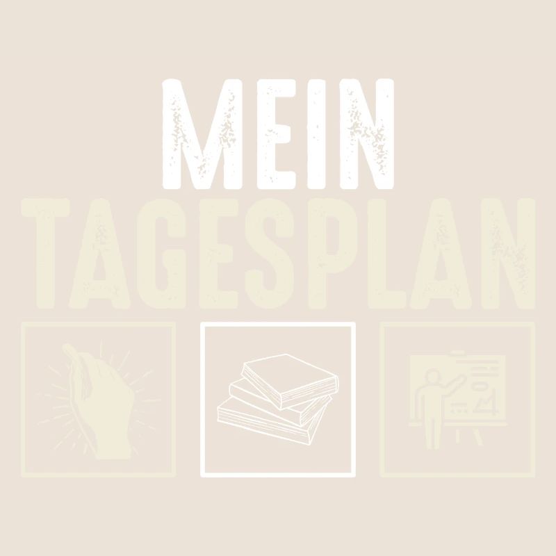 Lehrer mein Tagesplan