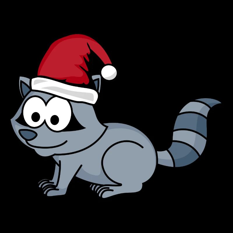 Raton laveur Comic Noël