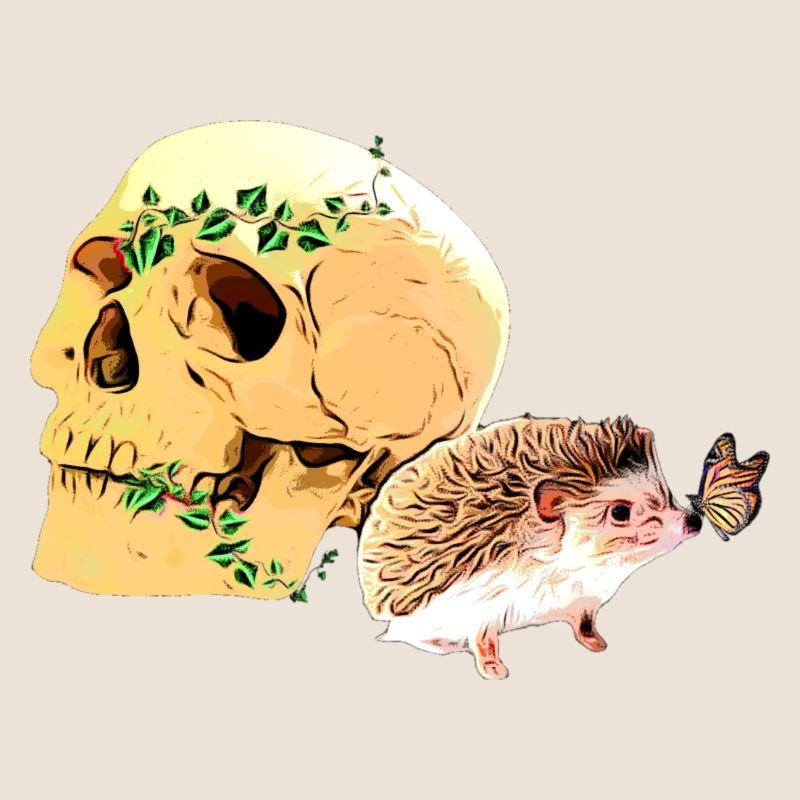 Petit hérisson curieux
