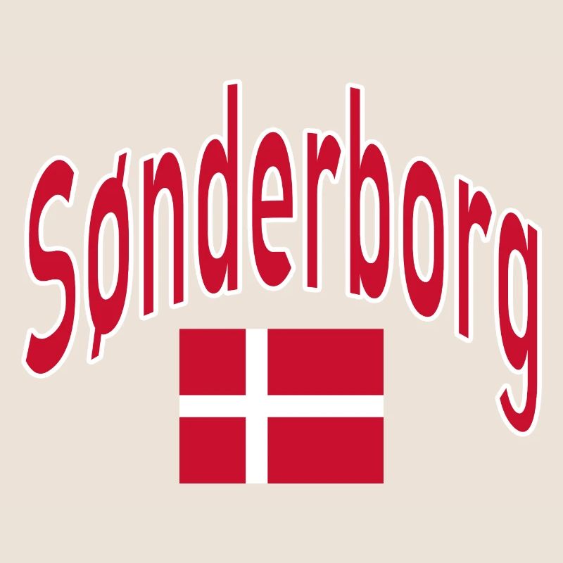 Drapeau de Sønderborg Danemark