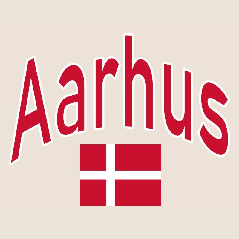 Drapeau d’Aarhus Danemark