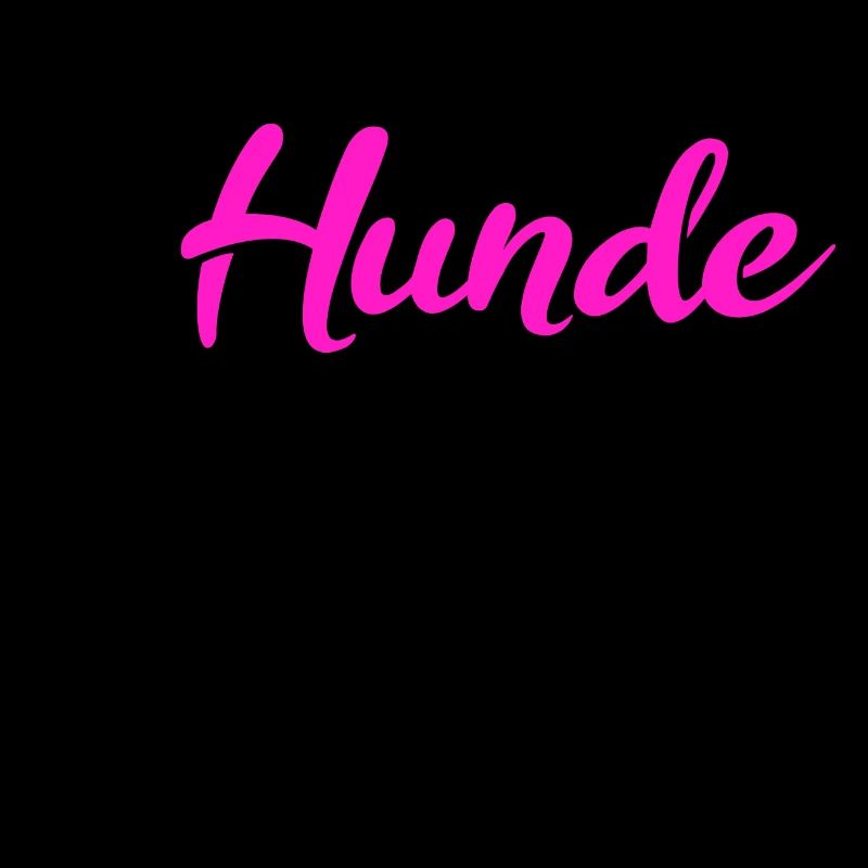 Hunde Mama Geschenk black